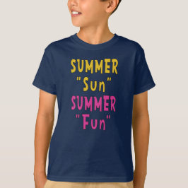 Zomer Zon Zomer Leuk T-shirt