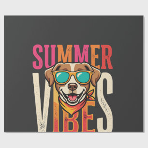 Zomer Zonbril Voor Honden Cadeaupapier