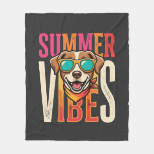 Zomer Zonbril Voor Honden Fleece Deken