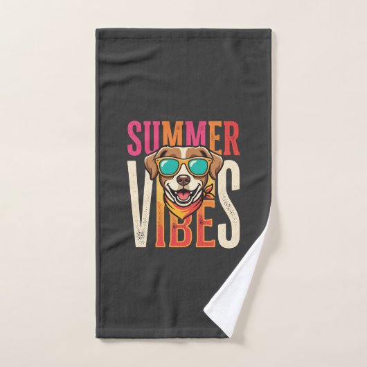 Zomer Zonbril Voor Honden Handdoek (Handdoek)