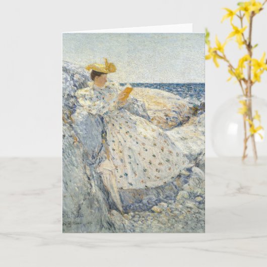 Zomer Zonlicht | Childe Hassam Kaart (Gele Bloem)