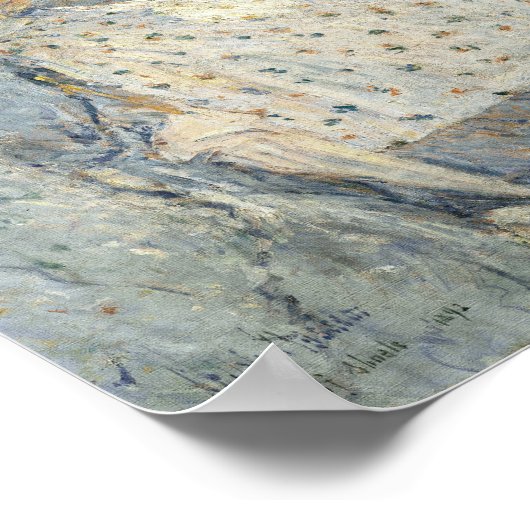 Zomer Zonlicht | Childe Hassam Poster (Hoek)