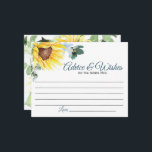 Zomer Zonnebloem Advies Kaart<br><div class="desc">De Summer Sunflower advies kaart biedt een waterverf weergave van oversized zonnebloemen, geaccentueerd door groen en rustieke botanicals. Een prachtig ontwerp dat het hele jaar door gebruikt kan worden. Pas de tekst aan uw evenement aan en wijzig desgewenst zelfs de lettertypestijl en -kleuren. Veel maten en papiersoorten om uit te...</div>
