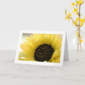 Zomer Zonnebloem Biologische Kaart zonder Tekst (Gele Bloem)