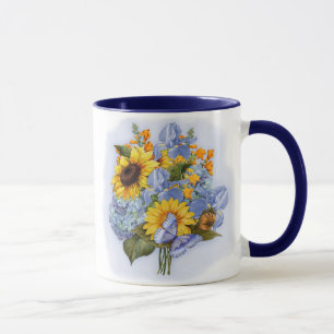 Zomer Zonnebloem Boeket Mok