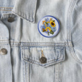 Zomer Zonnebloem Boeket Ronde Button 5,7 Cm (In situ)