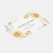 Zomer Zonnebloem bruiloft Gastenboek (Hoek)