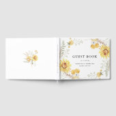 Zomer Zonnebloem bruiloft Gastenboek (Volledig)