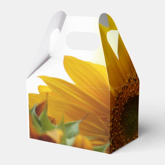 Zomer Zonnebloem Favor Box Bedankdoosjes (Achterkant)