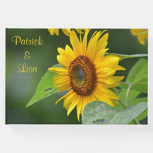 Zomer Zonnebloem Gastenboek (Voorkant)