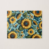 Zomer/zonnebloem/vogel Legpuzzel (Horizontaal)
