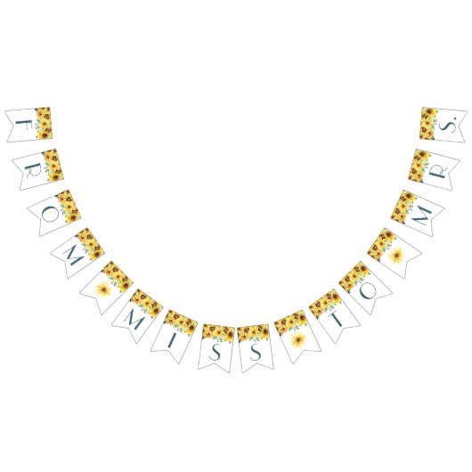 Zomer Zonnebloem Vrijgezellenfeest Banner (Alle)