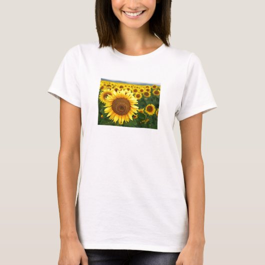 Zomer Zonnebloemen Dames Spaghetti Top (Voorkant)