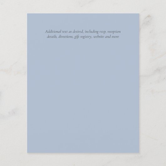 Zomer Zonnebloemen Eucalyptus Greenery Wedding (Achterkant)