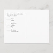 Zomer Zonnebloemen Eucalyptus Groene Huwelijksdeco Briefkaart (Achterkant)