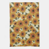 Zomer Zonnebloemen Theedoek (Verticaal)