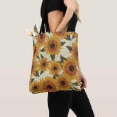 Zomer Zonnebloemen Tote Bag (Dichtbij)