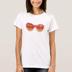 Zomer Zonnebril Typografie Ontwerp T-shirt