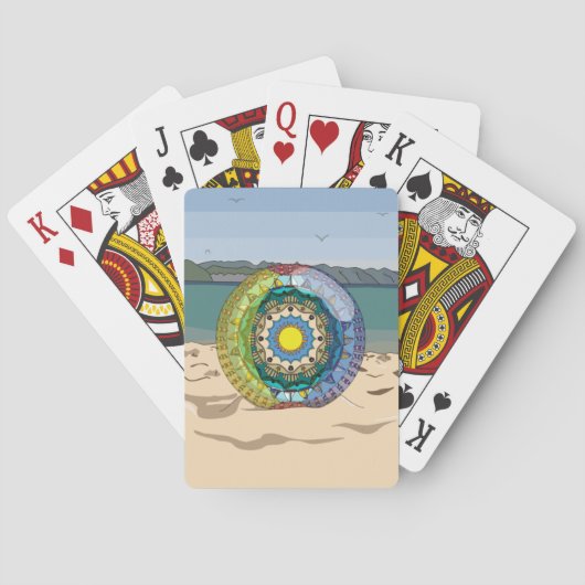 Zomer Zonneschijn Klassieke Speelkaarten (Achterkant)