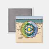 Zomer Zonneschijn Magnet (Voorkant / Achterkant)