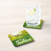 Zomer Zonneschijn Picknick Leuke Wijn Bier Onderzetter (Rechterzijde)