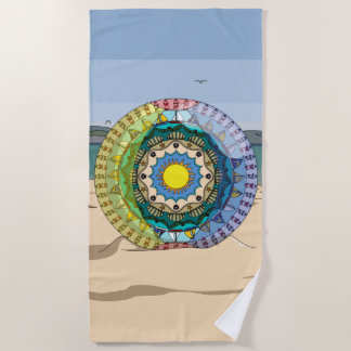 Zomer Zonneschijn Strandhanddoek Strandlaken