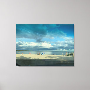 Zomer Zonnestrand, Kaapskabeljauw Canvas Afdruk