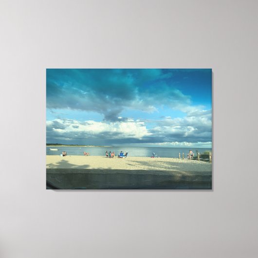 Zomer Zonnestrand, Kaapskabeljauw Canvas Afdruk (Voorkant)