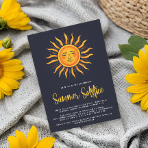 Zomer zonnewende partij zon