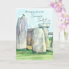 Zomer Zonnewende Stonehenge Engeland Rotsen Merel Kaart