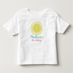 Zomer Zonnezondfeest T-Hemden voor meisjes Kinder Shirts