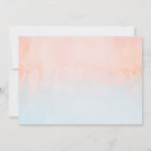 Zomer Zonsondergang Aquarel Horizontaal Save the D Save The Date (Achterkant)