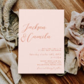 Zomer Zonsondergang Bruiloft Kaart