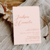 Zomer Zonsondergang Bruiloft Kaart