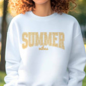 ZOMER Zonsondergang Ditzy Bloemen T-shirt