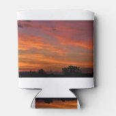 Zomer Zonsondergang Drink Gezellig Blikjeskoeler (Achterkant)