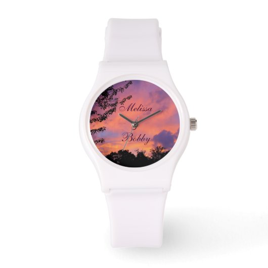 Zomer Zonsondergang Romantische Horloges *Personal (Voorkant)