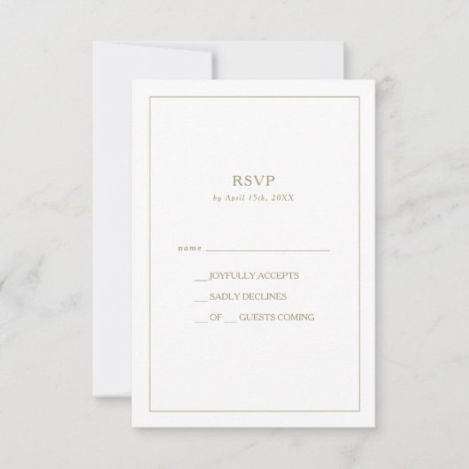 Zomer Zonsondergang Waterverf RSVP-kaart RSVP Kaartje (Voorkant)