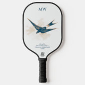Zomer Zwaluw Pickleball Paddle (Voorkant)