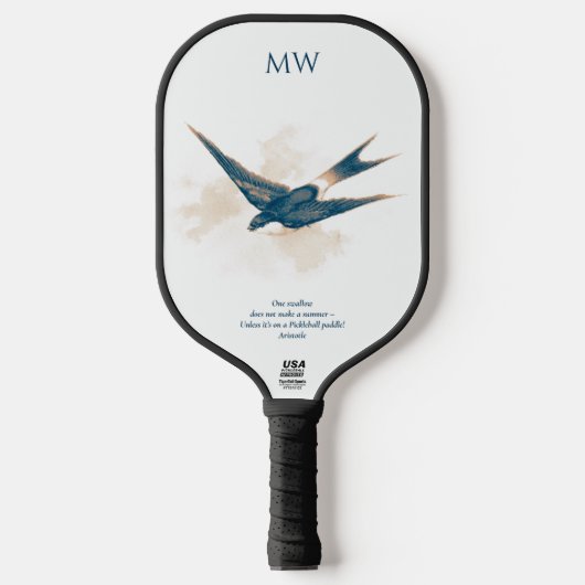 Zomer Zwaluw Pickleball Paddle (Voorkant)