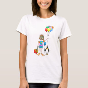 Zomer Zwembad Feest Verjaardag T-shirt