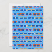 Zomer Zwembad Feest Verjaardagsuitnodiging Kaart (Achterkant)