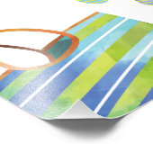 Zomer Zwembad Feest Welkomstbord Foto Afdruk (Hoek)