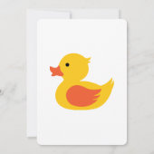 Zomer Zwembad Flamingo Rubber Eend Verjaardagsfees Kaart (Achterkant)