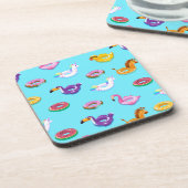 Zomer Zwembad Float Pattern Bier Onderzetter (Linkerzijde)