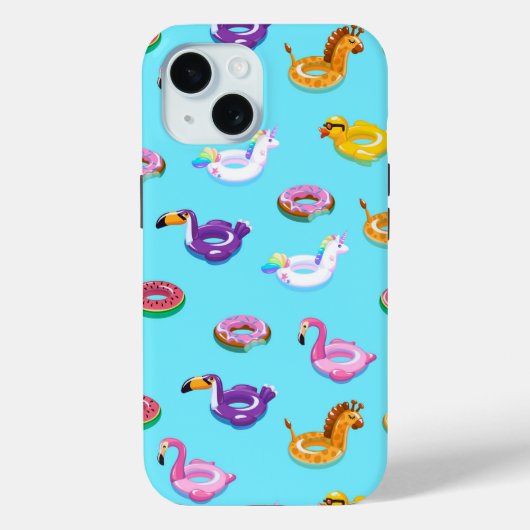 Zomer Zwembad Float Pattern Case-Mate iPhone Case (Achterkant)