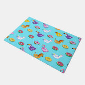 Zomer Zwembad Float Pattern Deurmat (Schuin)