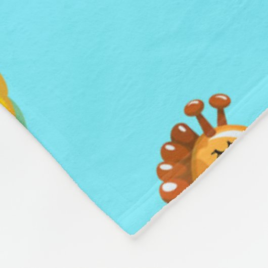 Zomer Zwembad Float Pattern Fleece Deken (Hoek)