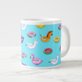 Zomer Zwembad Float Pattern Grote Koffiekop (Voorkant rechts)