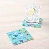 Zomer Zwembad Float Pattern Kartonnen Onderzetters (Insitu)